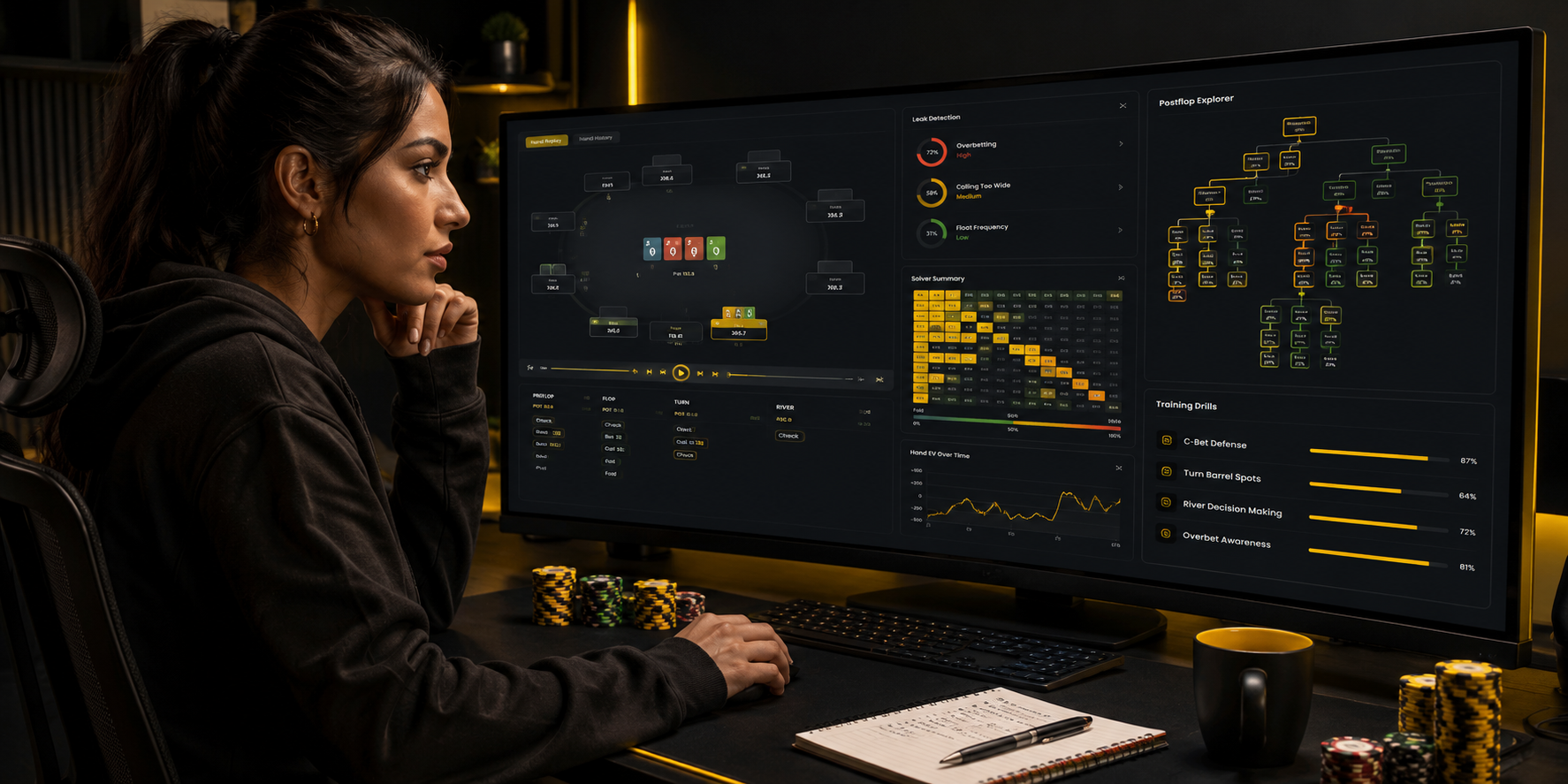 FlopHero poker hand review tools